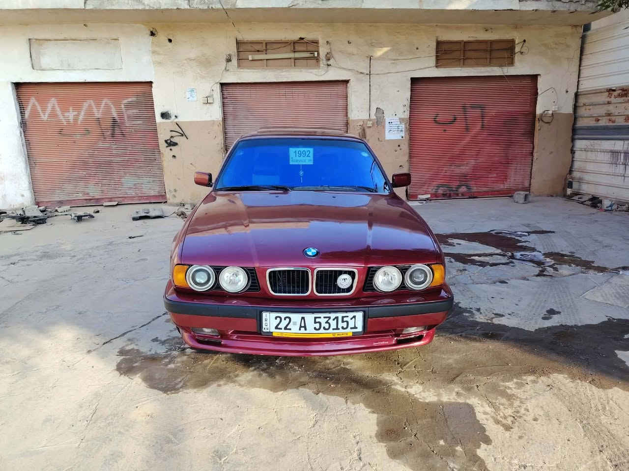 للبيع بي ام 1991 ‏حجم525/مسكر فانوس السيارة فول كير اوتو سلايت اربع جام كهرباء تدفئة تبريد صدر امامي خلفي جديد كير ومكينة كفالة رقم اربيل تحويل مباشر سيارة صبغ عام للجماليه فقط السيارة مصروف عليه وأحلى من الصورة السعر(77)ورقة وبيهة مجال اخوان اني مكلف بنشر اتصل على صاحبهة(***********)مكان السيارة ديالى المقدادية
