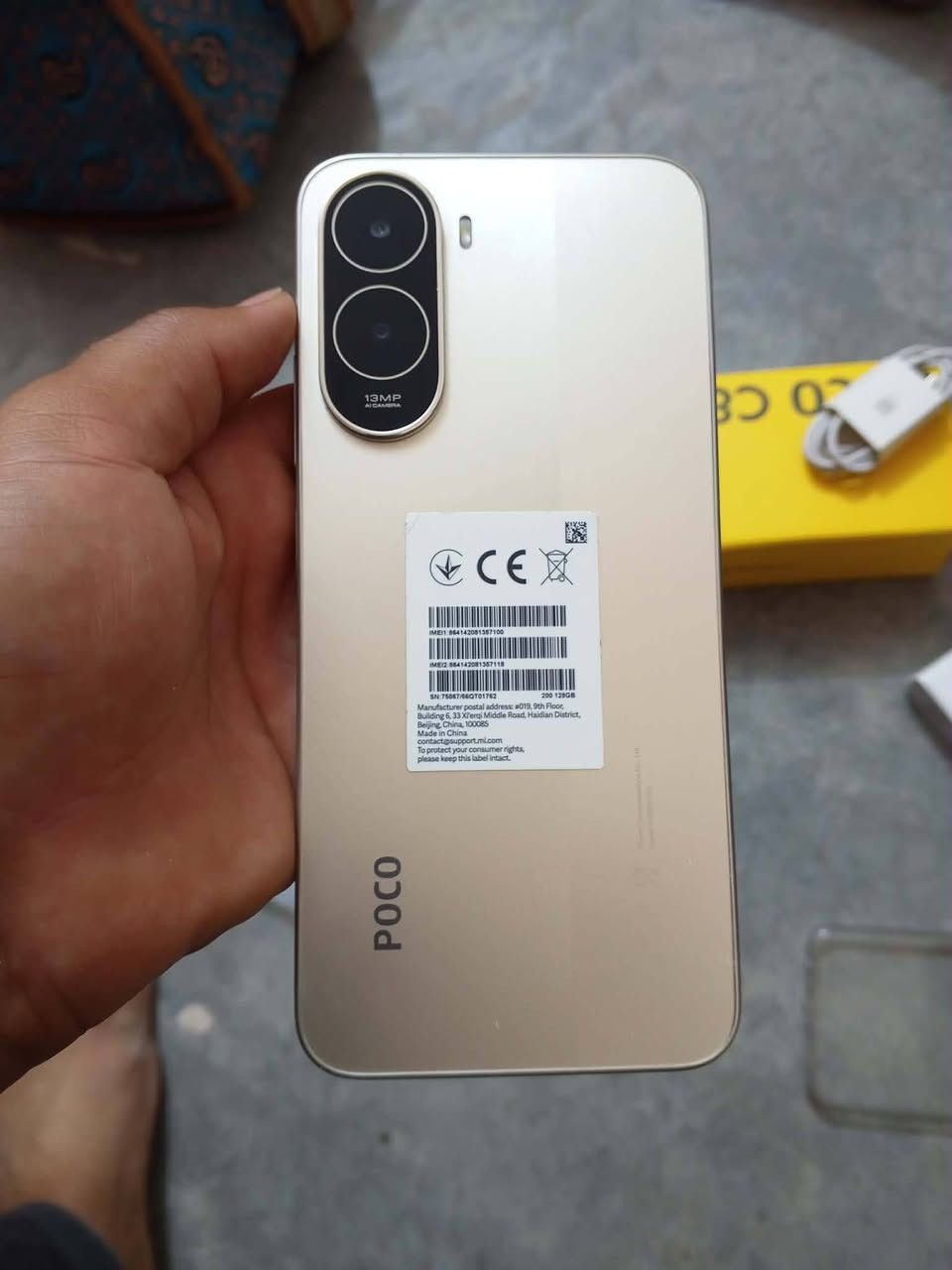 السلام عليكم تلفون poco c81 جهاز جديد كسر كارتون ويا كامل ملحقاتها جديد بعده السعر 160 بي مجال مكان بغداد متواجد خاص او الرقم ***********
