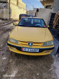 بيجو بارص ١٥ باسمي سياره رقم انكليزي هزه جديده مصفره هيئه وغرامات  تحو...