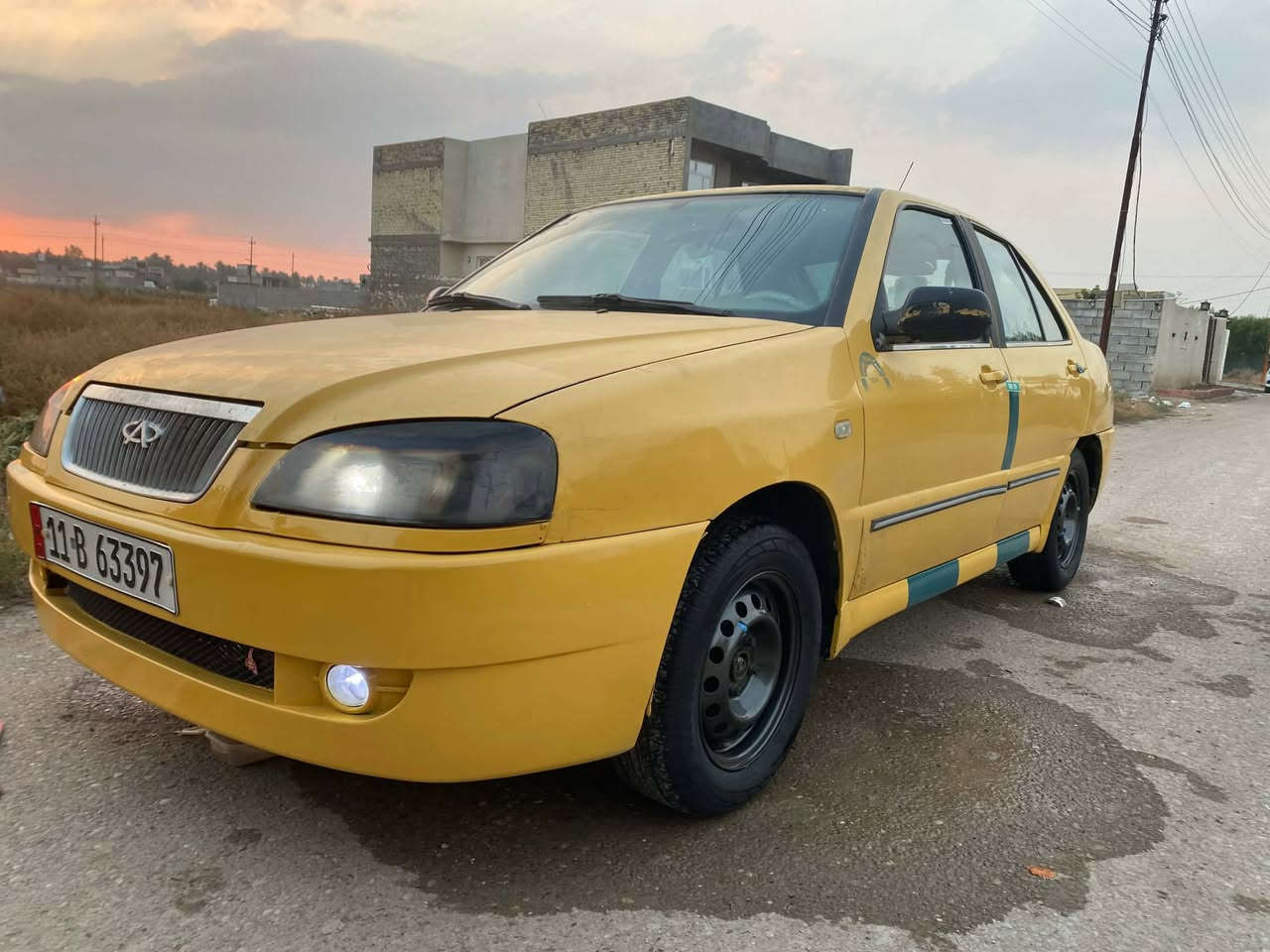 عليكم شيري موديل ٢٠١١ رقم بغداد باسمي سنويه لل ٢٧ مصفره من كلشي كير محرك خير من الله بساتم سيفيه متعوج ولف تخم ويل وتخم تاير جدد السياره مابيها قطره صبغ ولا معجون صفاحه موس تجي وتشوف بعينك سياره بلاديه كهربائيات كلها شغاله تبريد شرط ثلج كمبريسر مال كورله سياره جاهزه وجديده احله من صور مكاني بغداد الدوره *********** شراي اتصل وبيك خير وتدلل
