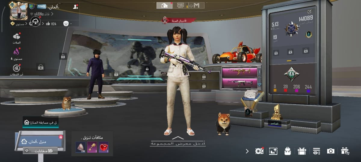 للبيع حساب ببجي تواجد حلب 
عدد المسكات 39 
اسلحه تتطور 14 
في القبطان كامله 
ومعطف مثك نادر 
يوجد بدله حامل السلاح والقاتل الاسود 
مشحون خمسه رويال باس 
3 طريق جائز
1 بونص باس 
ربط نظيف


**إذا كنت صاحب هذا الإعلان وتريد حذفه لأي سبب، رجاءا أرسل رسالة إلى الدعم الفني**