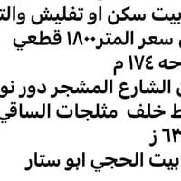 بيت تفليش • الشارع المشجر • ١٧٤م
