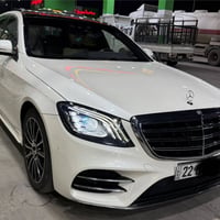 S 560  L الموديل : 2014  حجم المحرك : 5.0  ثمانية سلندر   ((بيها صبغ ب...