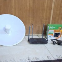 منضومة انترنيت مع اشتراك شهر بسعر 125  الف  07832141468
