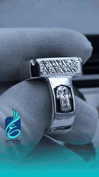 الى عشاق التميز والذوق الرفيع من اعمالنا اليدوية صياغة خاتم فضة عيار٩٥...