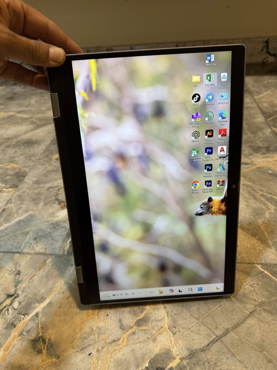 لابتوب لمس قلاب 2in1 DELL LATITUDE 3330 جيل 11
لمس قلاب 360درجة حديثة لون سلفر
مواصفاتها
CORE i5 1145G7 11 كور اي فايف جيل
RAM 16كيكا ddr4
هارد ssd nvme m.2 256 كيكا
كارت الشاشة حديث 😎 intel iris xe graphicsكيكا)
حجم الشاشة ips full hd 13.3 لمس قلاب ضد التوهج والانعكاس
تحتوي على بصمة وجه face id وكذلك بصمة اصبع finger
print
كيبورد ضوئي
تحتوى علي منفذ تايب سي TYPE C
لابتوب نضيفة كلش ومعتني بيها وبنظافتها
لابتوب قوية وحديثة وتشغلك كل البرامج الهندسية والرسم ومنصب اوتوكاد ٢٠٢١ وبرامج الفوتوشوب
السعر 525 بغداد الشعلة 
***********
