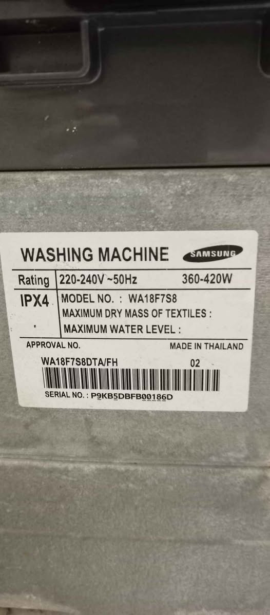 غساله سامسونج تايلندي 18 كيلو 
نظام انفرتر اقتصادي نص امبير  تسحب 
نظيفه و شغاله وعلى الفحص
غراضها كامله 
ضمان شهر
السعر 300 الف
يوجد توصيل 
رقم الواتساب *********** 
ـــــــــــــــــــــــــــــــــــــــــــــــــــــ بغداد, العراق
