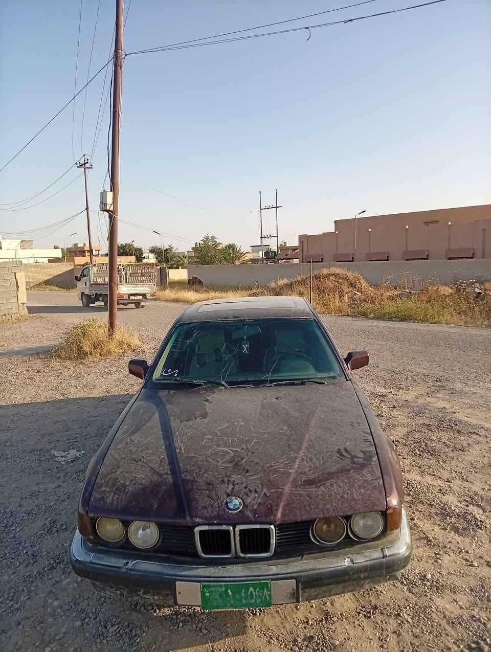 السلام عليكم
BMW730il
كير ومحرك شرط 
محرك ٣٠٠٠
رقم نينوى مدفوع كمركه واوراقه بس راعيه ما اندلة 
دبل اشاير شغالة 
لايتات عالي ناصي 
اشاير يمنة ويسرة شغالة 
صدر امامي جديد 
صدر خلفي نص عمر 
دبلات جدد 
مسجل سستم صوت يشگ الاذن 
تبريد ثلج ❄️
تدفئة نار 🔥 
سيارة امانة الله احلة من الصور 
السعر ٢٥ وبيه مجال 
مكان السيارة بيجي
للتواصل 📞 
***********
