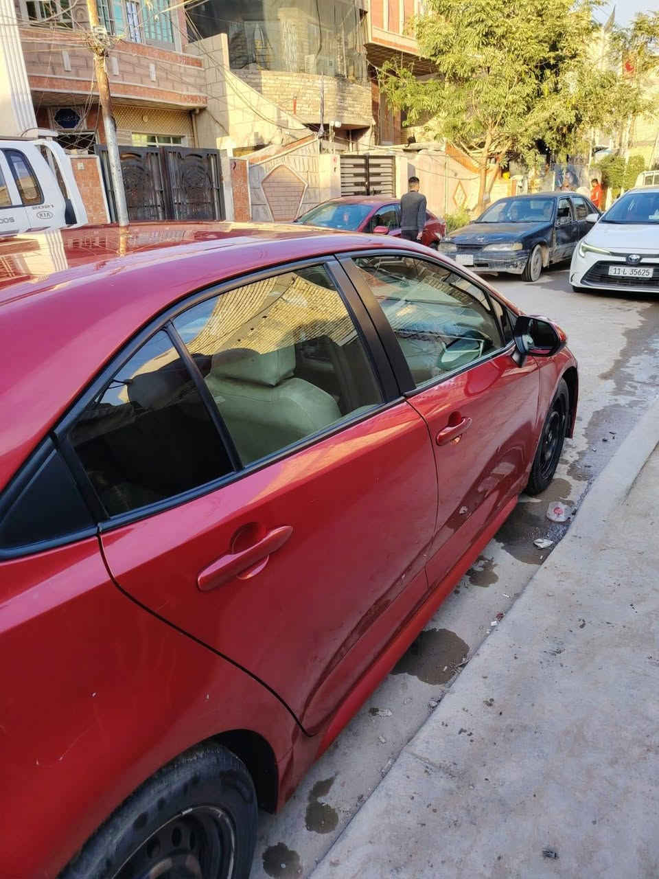 كورلا امريكي موديل ٢٠٢٠  ماشيه ١٠٧ حادث امامي بنيد وجاملغ جهة السايق مكينه كير تبريد صدر امامي وخلفي تخم تاير كل مكفول عنوان بغداد بوب الشام هذا رقم صاحب السياره اخوان مكلف بلنشر  ***********
