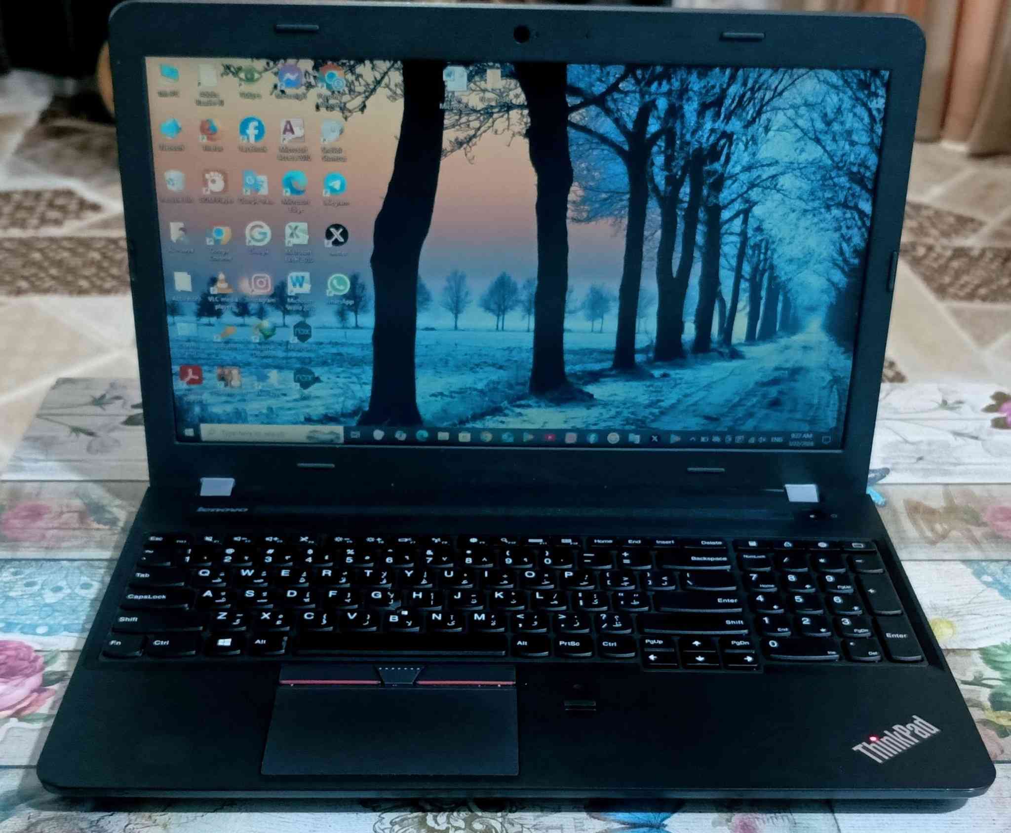 Lenovo ThinkPad computer 
حاسبة Lenovo الجيل السادس 
المواصفات 
المعالج inter (R) core i5 
الهارد ديسك 256 SSD 
RAM 4 GB 
نظيفة جدا وما مستخدمة هواي شرط الفحص 
للتواصل خاص او على الرقم ***********
