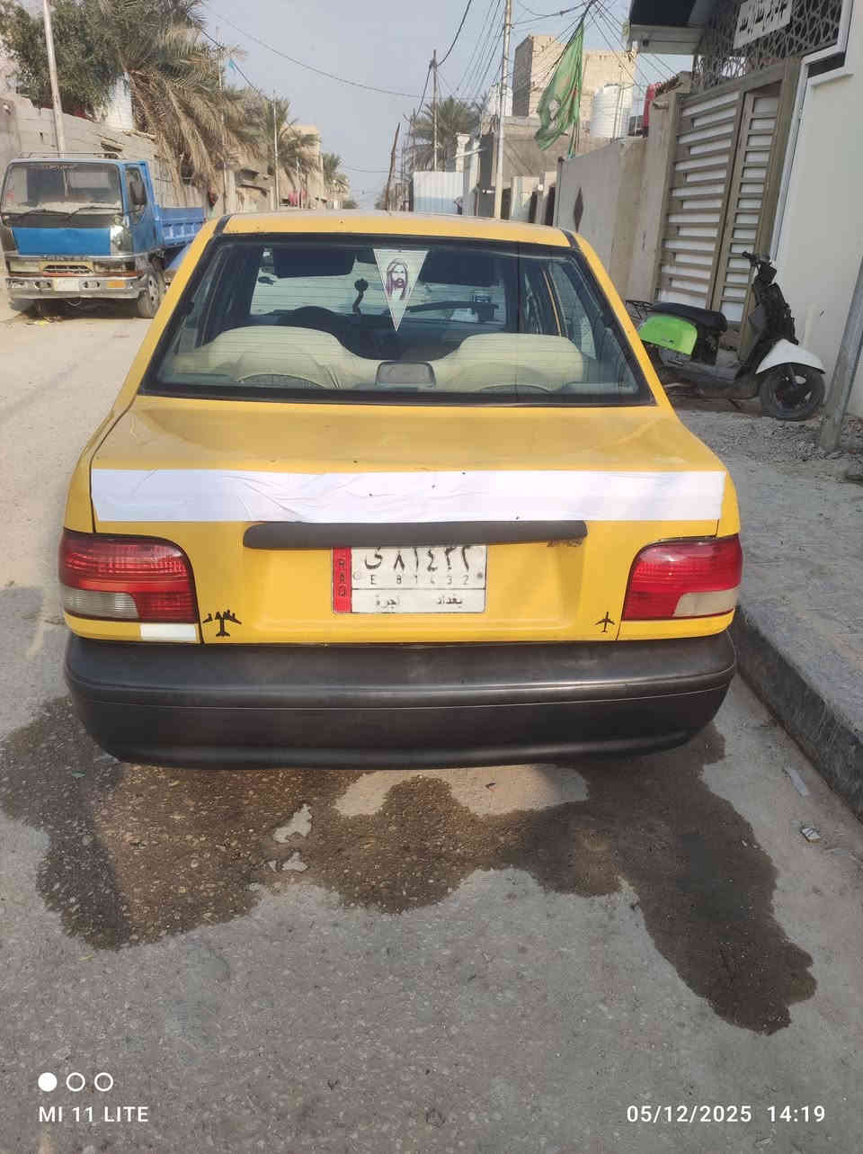 موديل 13 رقم بغداد  مكانه كربلاء كير الثاني يفلت مطلوبه 500 هيئه ينكطعن من السعر  22التفاصيل اكثر اتصل *********** راعيه بلدوانيه
