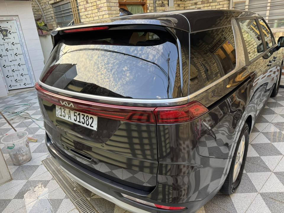 كيا كرنفال موديل ٢٠٢٤ رقم ميسان شهداء وارد امريكي بيه بنيد مبدل وصبغ وتعمير بارد بالجاملغ الامامي الايسر بدون صبغ المواصفات المعروفة السيارة ماشيه ٣٥ الف مايل السعر ٢٥٠ $ وبيه مجال مكان السيارة ميسان قضاء علي الغربي 
***********
***********
