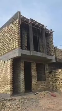 الحلة البكرلي • ١٠٠م • هيكل طابق ونص