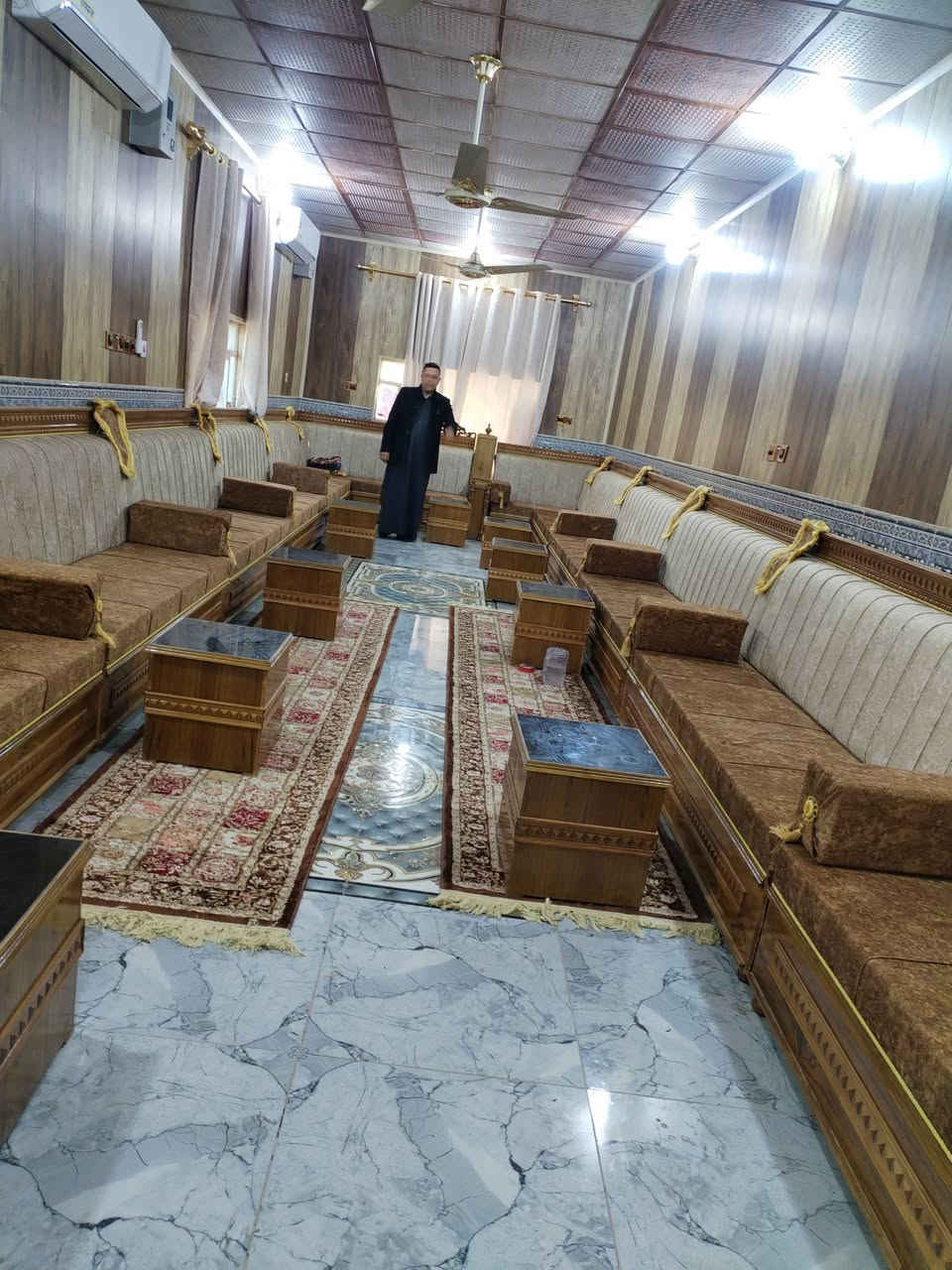 اللهم صل على محمد وآل محمد بفضل الله تعالى هذ العمل تسكام درجه اول الصاج وآلزان الروماني المصري الموديل المغربي من اجواد انواع الاسفنج هاي اكستره ومن اجواد الاقمشة التركي ضمان 10 سنوات إلى مضيف الخال ابو ستار جابر فزيع الخزعلي مضيف العامر بأهله ان شاء الله تلفون *********** واتساب.    العنوان الديوانية الحمزه قرب جامع الحاج حياوي مقابل مشتل جميل ابو فهد نعمل كافة الموديلات الصاج وآلزان الروماني المصري والمودرين @إشارة
