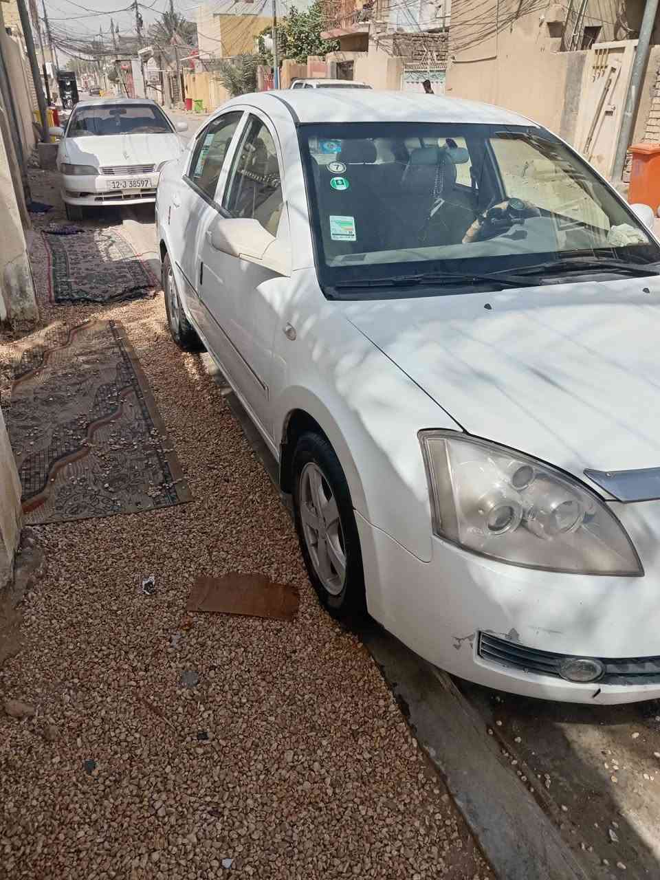 يعلن مكتب ابو سلام الحسناوي عن سياره للبيع او امراوس  شيري اي فايف بيضاء الون رقم بغداد انگليزي جديدكير محرك حداديه تخم تايرجديد كامره خلفيه ام بي ثري دواخل حلوه السياره بأسمي السعر ٤٥ وبي مجال للاتصال بنا *********** ولشراي يدلل مكان السياره كربلاء حي الغدير قرب السلوك
