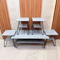 سيت طبله • خشب HDF • رجل حديد صبغ حراري