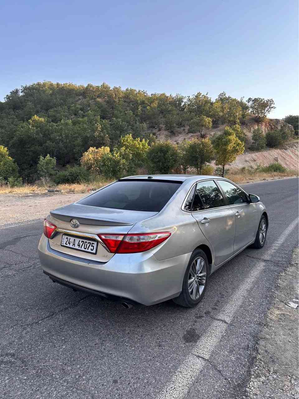كامري ٢٠١٥
سينك و بشت كةبس ✅
جاملخى بشتى رةخي نةفةري صبغه + دةركةهي بشتي تبديل شريكه , ايرباكى دكمى تنى فةبويه ✅
گير و مكينه بشةرت ✅
1️⃣8️⃣0️⃣ هزار ميل ريفه جوي ✅
رةقةم وسةنوي دنينه ✅
سياره بنافى منه ✅
١٢٨ ورقه و مجال ‼️
*********** 
١٠٠ هزار غرامه يل سةر
____________________________
جاملخ الخلفي جهة النفر صبغ + باب خلفي تبديل شريكة ✅ 
١٨٥ الف ميل ماشي ✅
سيارة باسمي رقم وسنوية جديد ✅
١٢٨$ ومجال ‼️ دهوك, العراق
