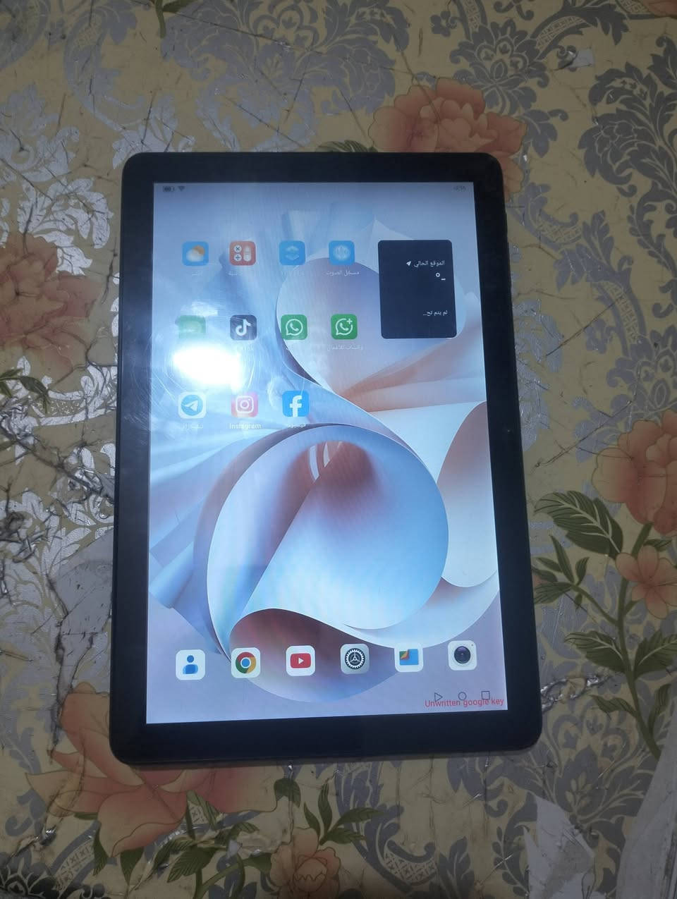 تابلت) من نوع Blackview Tab 70 WiFi: رام 4 جيجابايت تخزين داخلية 64 جيجابايت كامل ملاحقاته سعر 100 واتساب ***********
