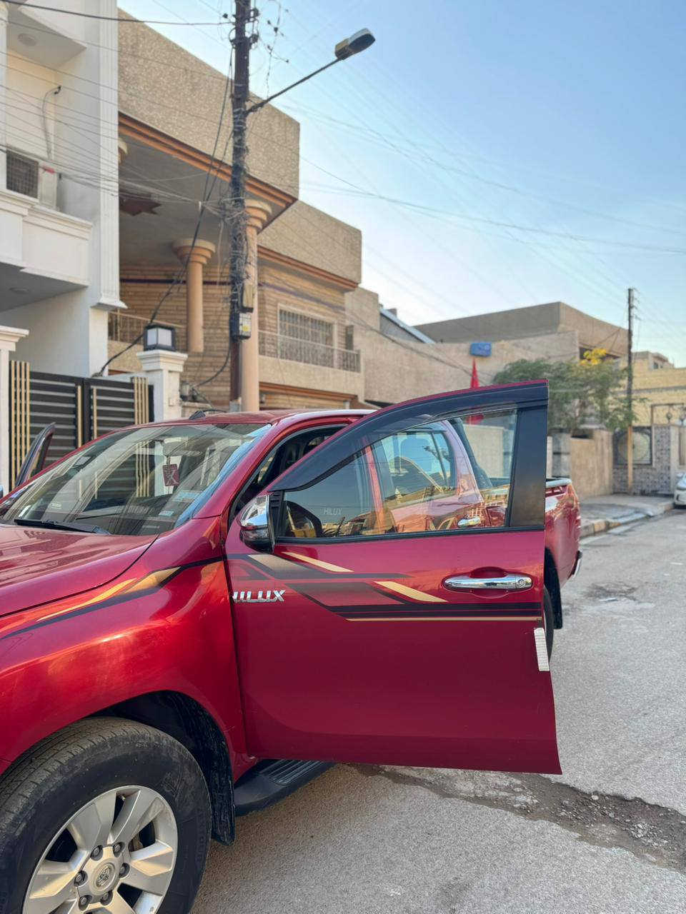 السلام عليكم 
هايلوكس 2019
مكفوله من الضربه والصبغ وكير ومحرك 
محرك 4سلندر
العنوان بغداد
رقم الهاتف :***********
