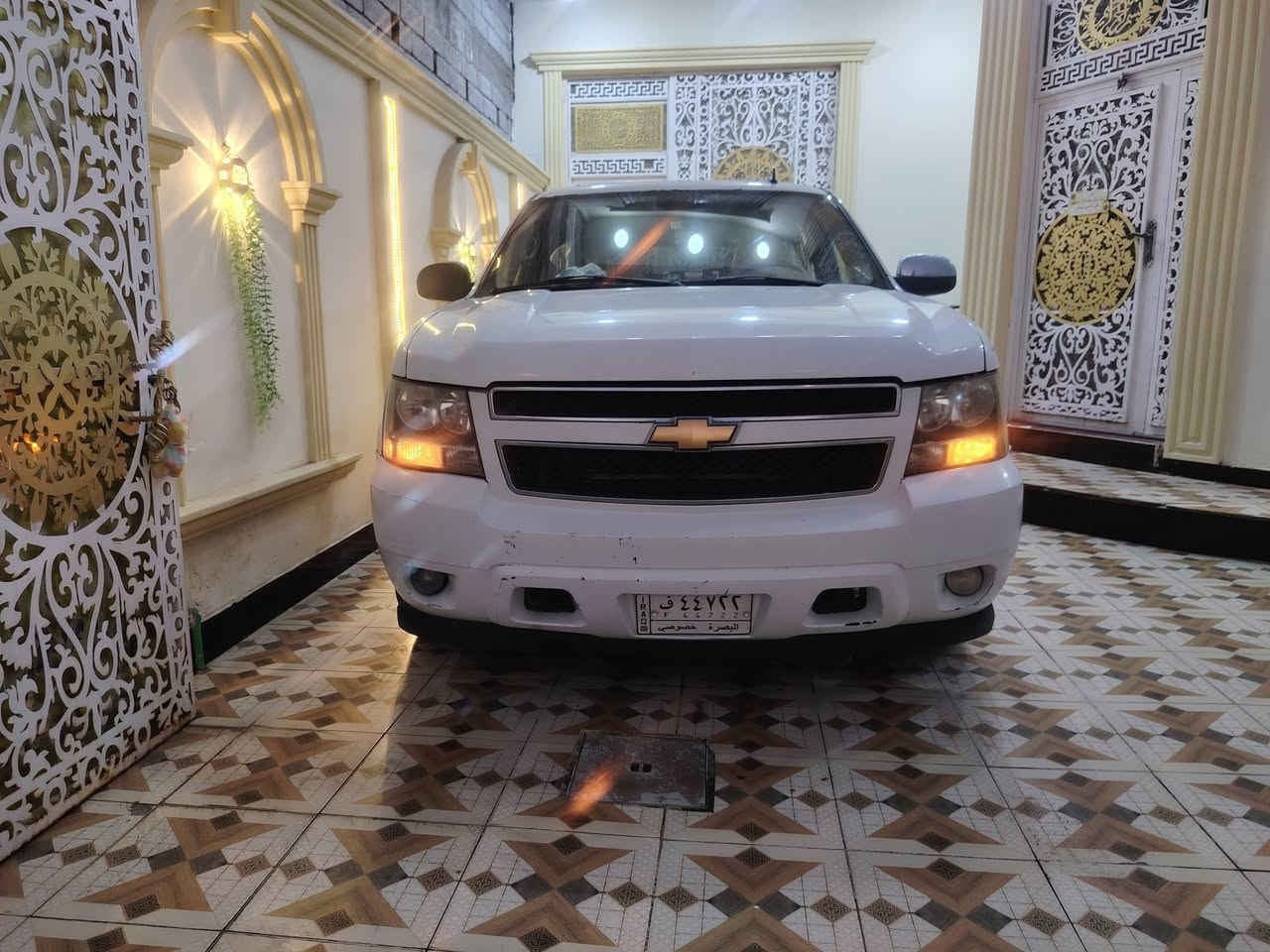 تاهو ابتر مديل ٢٠٠٧ وارد خليجي دواخل بيجي اصل طبله مكفول من ضربه وتبديل مكينه ٥٣٠٠ واكير حداديه تخم تاير سنتر لوك تبريد ثلج ثلاث قطع مرايات شفط حساسات خلفيه شاشه تحكم ستيرن سياره جاهزه رقم البصره مشروع وطني.   سعر ١٥٥ الاتصال على هذا رقم ***********
