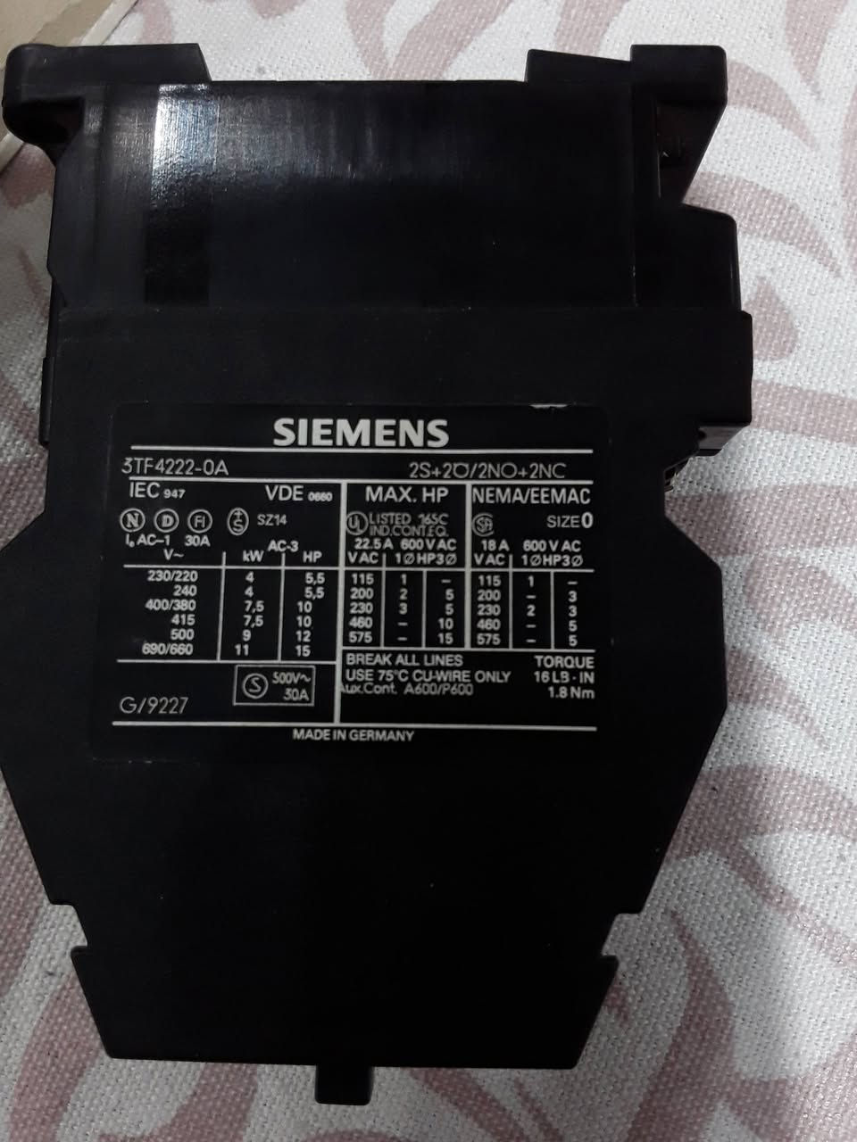 كونتكتور  ماركة SIEMENS  للبيع بسعر مناسب تصفيه جديد ب الكرتونه بسعر 750


**إذا كنت صاحب هذا الإعلان وتريد حذفه لأي سبب، رجاءا أرسل رسالة إلى الدعم الفني**