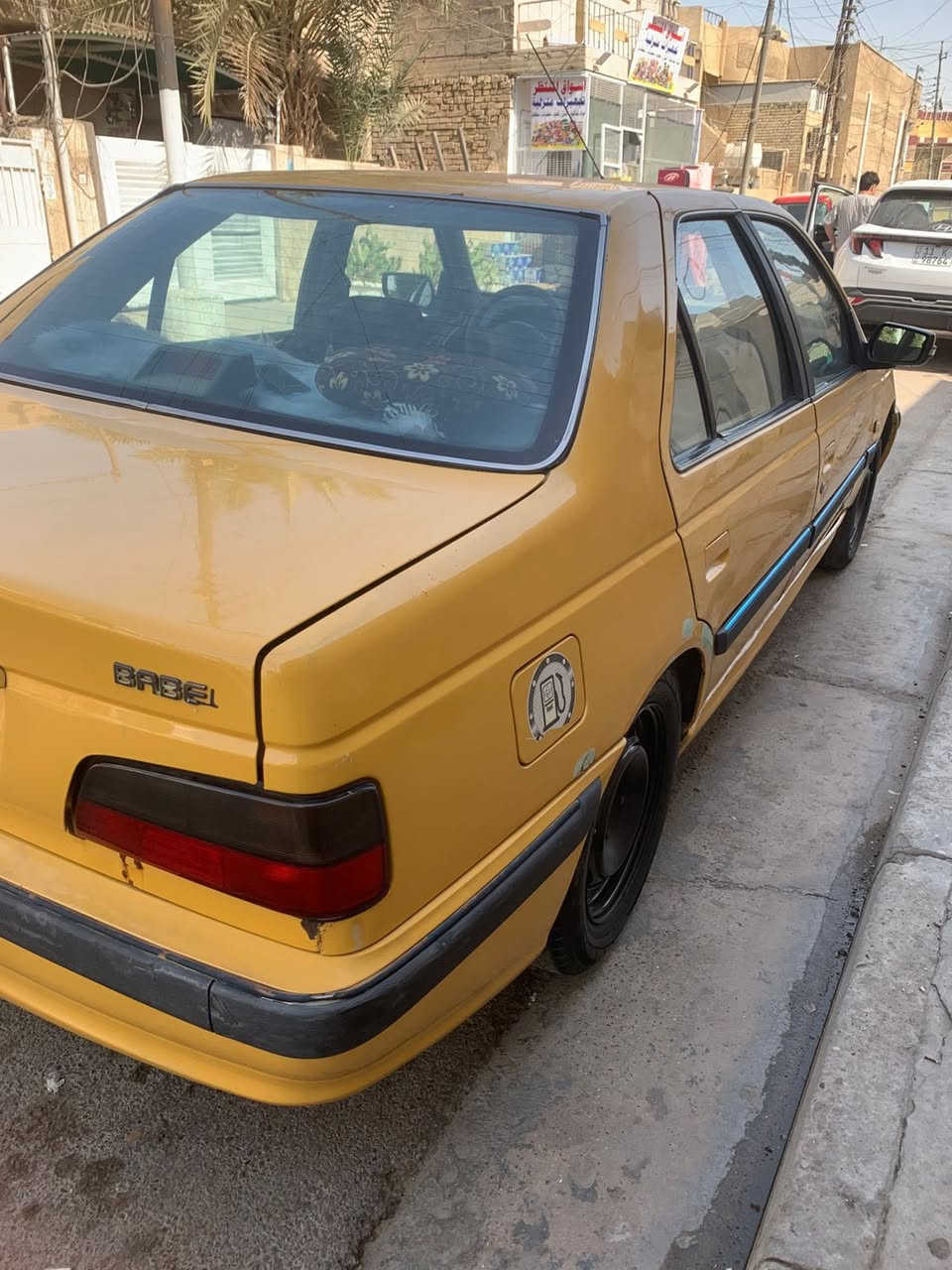 بيجو بارص موديل 2015
گير ومكينة فرنسي
عليها هيئة وغرامة 900 ع المشتري 
$32 وبيها مجال
***********
مكاني بغداد الامين الثانية
