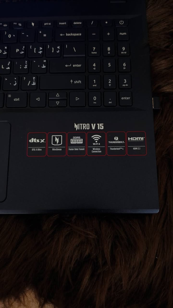 📌 للبيع لابتوب Acer Nitro V15
🧠 Intel Core i7-13620H
🎮  NVIDIA RTX 4060 
📊 RAM: 16 GB DDR5
💾 SSD: 512 GB
📺 15.6″ FHD IPS  165Hz
🔌 Windows 11 pro + USB-C / USB-TYPE C / HDMI / LAN / Bluetooth / Wi-Fi 6
السعر : مليون و300 وبي مجال


**إذا كنت صاحب هذا الإعلان وتريد حذفه لأي سبب، رجاءا أرسل رسالة إلى الدعم الفني**