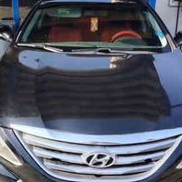 سوناتة موديل 2014 وارد امريكي حادثها جاملغ خلفي وقبغ فقط بدون دواخل ول...