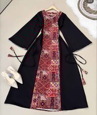 فستان كلوش • مقاسات ٣٨-٤٨ • دابل تركي