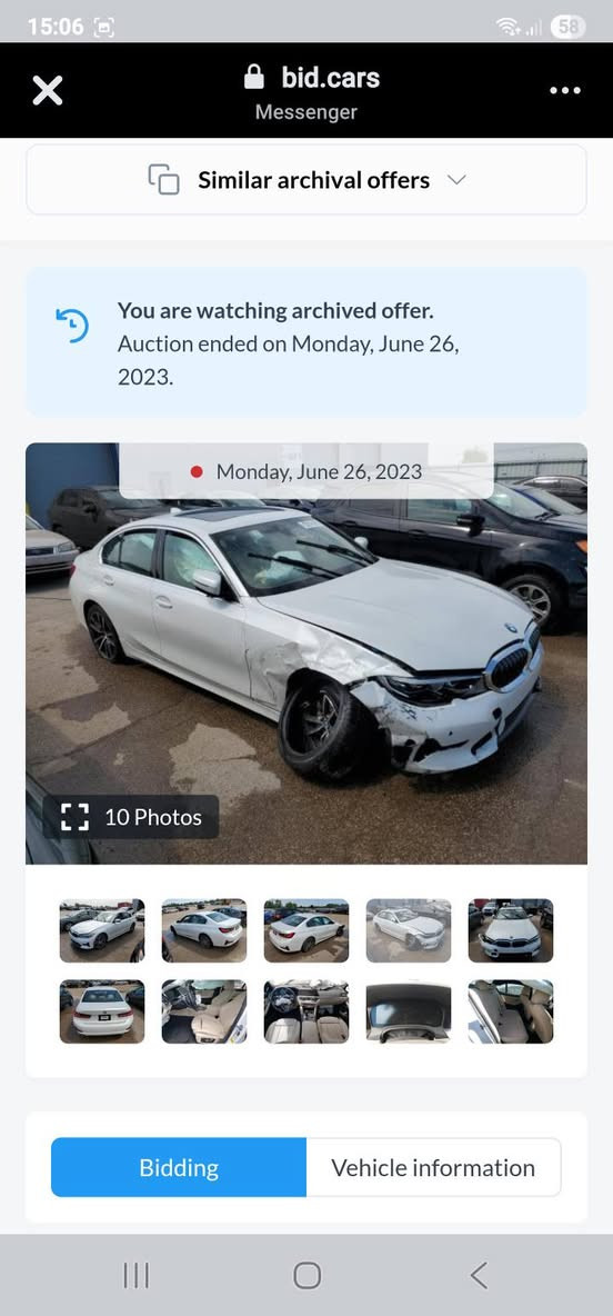 Bmw  330i 
موديل 2021 
٧٥ هةزار رويشتية 
يةك چاملغي بوياغة  هيچ داخيلي نية رسمي دةعمم داناوة 
ارباك سيستم 
گير مةكينة كارةبايات تةبريد  حةدادي بني هةمووي بةشةرت  
تةحويل و غةرامة بةشةرت  
هةولير 
سعر ٢٢٨ وةرةقة و مجال 
*********** أربيل, العراق
