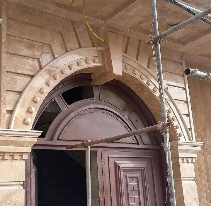 جانب من أعمالنا نتمنى ان تنال اعجابكم .
كادر متخصص في اعمال الواجهات لكل انواع المرمر والجف قيم 
بكافه التصاميم الحديثة 
عملنا فقط في كربلاء 
هاتف ***********
