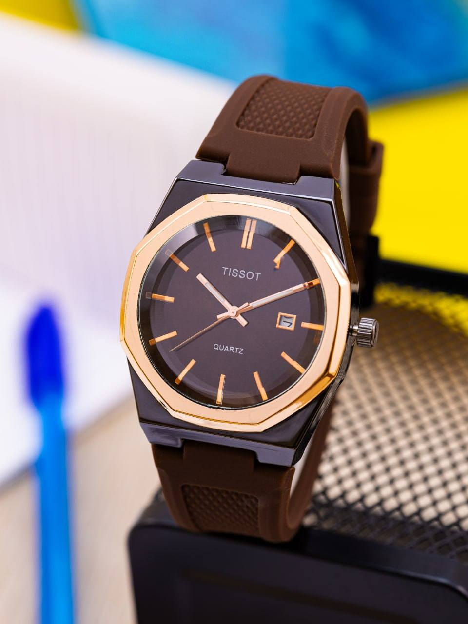 -تيسوت رجالي 📣.        🔥سعر القطعة 5000🔥
-وزن الساعه : 62 غرام ⚖️

-قطر الساعه : 40 ملم📊

-نوع السير : ربل 👌

-نافذ شهري 🗓

-مقاوم رذاذ الماء 💧 💧


**إذا كنت صاحب هذا الإعلان وتريد حذفه لأي سبب، رجاءا أرسل رسالة إلى الدعم الفني**