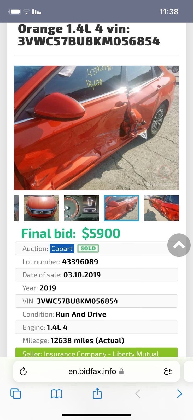 نوع. السياره/جيتا 
موديل /2019
محرك/4سلندر 
فول مواصفات 
وارد. أمريكي  حادث بابين. فقط
سعر 148 ورقه وبيها مجال