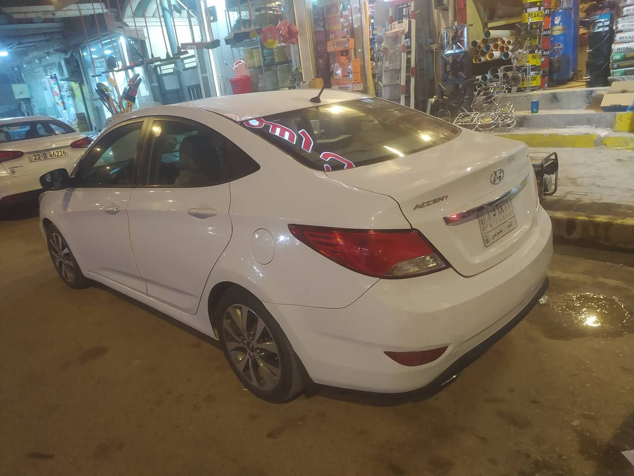 السلام عليكم اكسنت للبيع موديل 2016مكفوله كفاله عامه مكينه وكير وحداديه على شرط ***********
