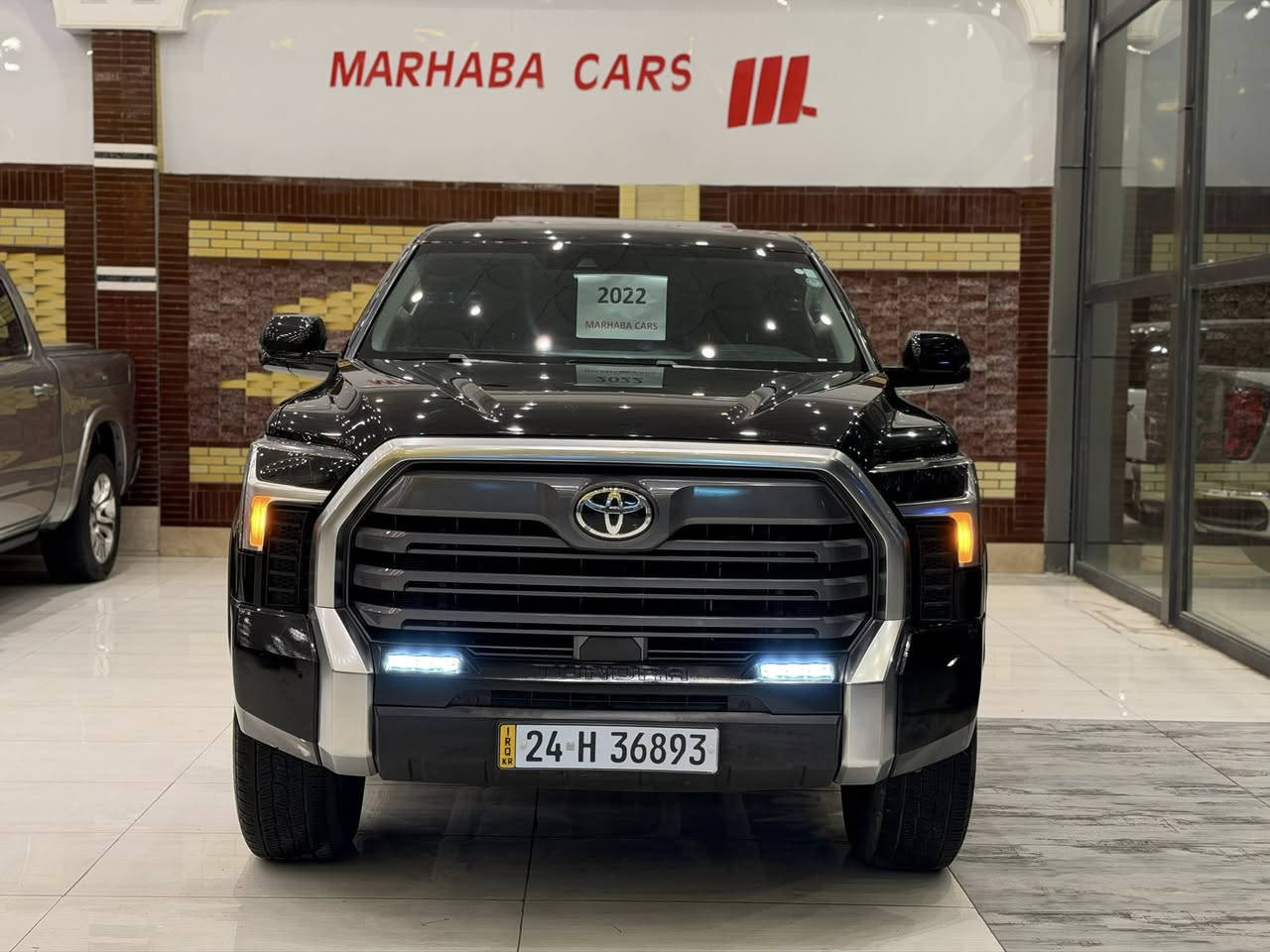 MARHABA CARS ERBIL
——————————
BRAND : TOYOTA TUNDRA
CLASS : LIMITED 
ENGINE : V6 - 3.4T - 4x4
STATUE : CLEAN TITLE كلين تايتل 
YEAR : 2022
PRICE : 33,500 $ 
COUNTER : 94,000 MILE
IMPORTING : وارد كندى
ADRESS : Erbil , أربيل شارع ١٠٠م صف دائرة گمرگ
FOR IFORMATION CALL US :
MARHABA CARS 
 📞 : ***********

