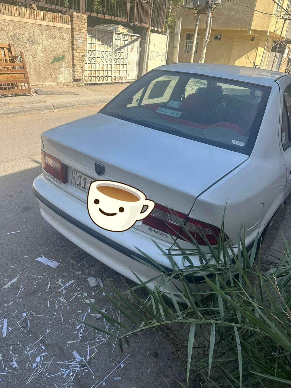 سمند 2012 خصوصي بيضه رقم بغداد انكليزي
سياره مناقصها شي كلها شغاله 
مصبوغه حزام لجماليه 
حادثها نصف الجاملغ الامامي عكس السايق ومصلح يعني ماواصل للغد 
محرك وكير فرنسي بلادي 
العنوان بغداد الاعظميه 
رقم الهاتم *********** بغداد, العراق
