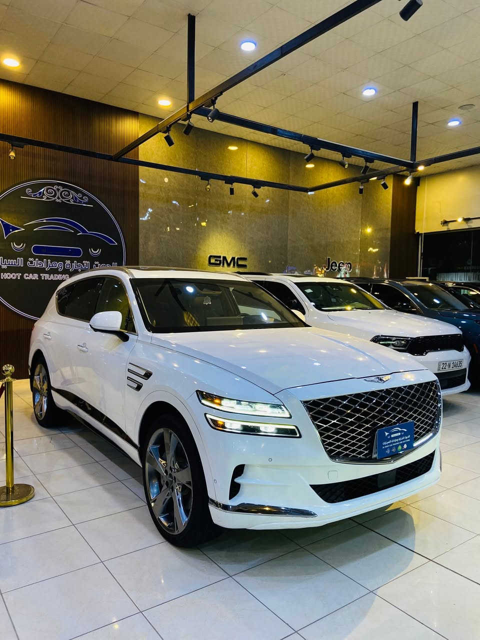 قطعه مميزة جداً✨🔥.
#اعلان_بيع_سيارة

🔷السيارة : جينسس GV80 برسيتج

🔷سنة الصنع : 2024

🔷اللوحة : اربيل مُميز 🔥

🔶السعر : 438 ورقة

🔷الضرر : صبغ الجاملغ الامامي وحافة البنيد فقط. 

🔷ضرر الايرباك : ستيرن وكرسي.

🔷رقم الشاصي : KMUHCESC5RU167374

______________________________________

🔷المواصفات:🔥

🔹حجم المحرك 6 سلندر 3.5L توين توربو 

🔹عداد المسافة 22 الف ميل 

🔹سمارت بارك (تحريك السيارة بالريمونت)

🔹عين سحرية

🔹كاميرات 360 درجة

🔹رادار امامي وجانبي وخلفي

🔹تنبيه الخروج عن المسار

🔹حساسات امامية وجانبية وخلفية

🔹انارة داخلية سحرية متغيرة الالوان

🔹سقف گنتارا

🔹فتحة سقف بانوراما

🔹ستائر خلفية كهرباء

🔹جنطة كهرباء

🔹غرفة جلد قرميدي

🔹 كرسي السائق مساج

🔹تبريد وتدفئة الكراسي الامامية والخلفية

🔹كراسي كهرباء بالكامل

🔹ميموري كرسي السائق 

🔹ويل كب حجم 22 انج مع اطارات بحالة جيدة

🔹5 وضعيات للقيادة

🔹شحن وايرلس NFC

🔹انارة ترحيب شعار جينسس

🔹فور ويل 

🔹لايتات LED بالكامل

🔹شاشه تحكم بالايعازات

🔹سستم الصوت BANG&OLUFSEN

🔹تحكم ستيرن جهتين

🔹بصمه ابواب و تشغيل وتشغيل عن بعد

🔹مع باقي المواصفات الاعتيادية

————————————————————————

☎️ الاتصال :

***********

📍النجف الاشرف - المدينة المائية - معرض الحوت
