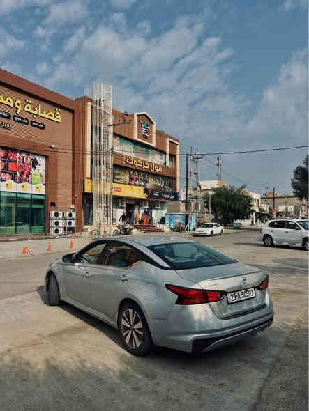 سلام عليكم نيسان التيما 2019 
رقم الشاصي (‏1n4bl4bvxkn308613)
ماشية 75 مايل 
رقم كركوك شبه مميز ب اسمي مشروع وطني هزة وسنوية ورقم كله جديد ومقدم كوبون بنزين
موصفات السياره (ويل كروم فتح بيبان صندوق بصمه تشغيل عن بعد شاشة كار بلي كاميرا خلفية تحكم ستيرن طرفين ) السيارة جاهزه من كلشي مابيها نقص ابد مسوي ادامة كامله ( دهن گير جديد بلكات جدد شركة تنظيف نوزلات دهن محرك جديد اصلي يعني عليها سيرفس كامل كامل ميحتاجلها صرف دينار ) حادث السيارة 3 قطع خلفية وشويه بيها دواخل وباب السكن الخلفي صبغ  السياره بدون ايرباك بجمها كبس سعر 129 وبيها مجال للشراي *********** كاتب تفاصيلها كامل الشراي يخابر اخوان كركوك
