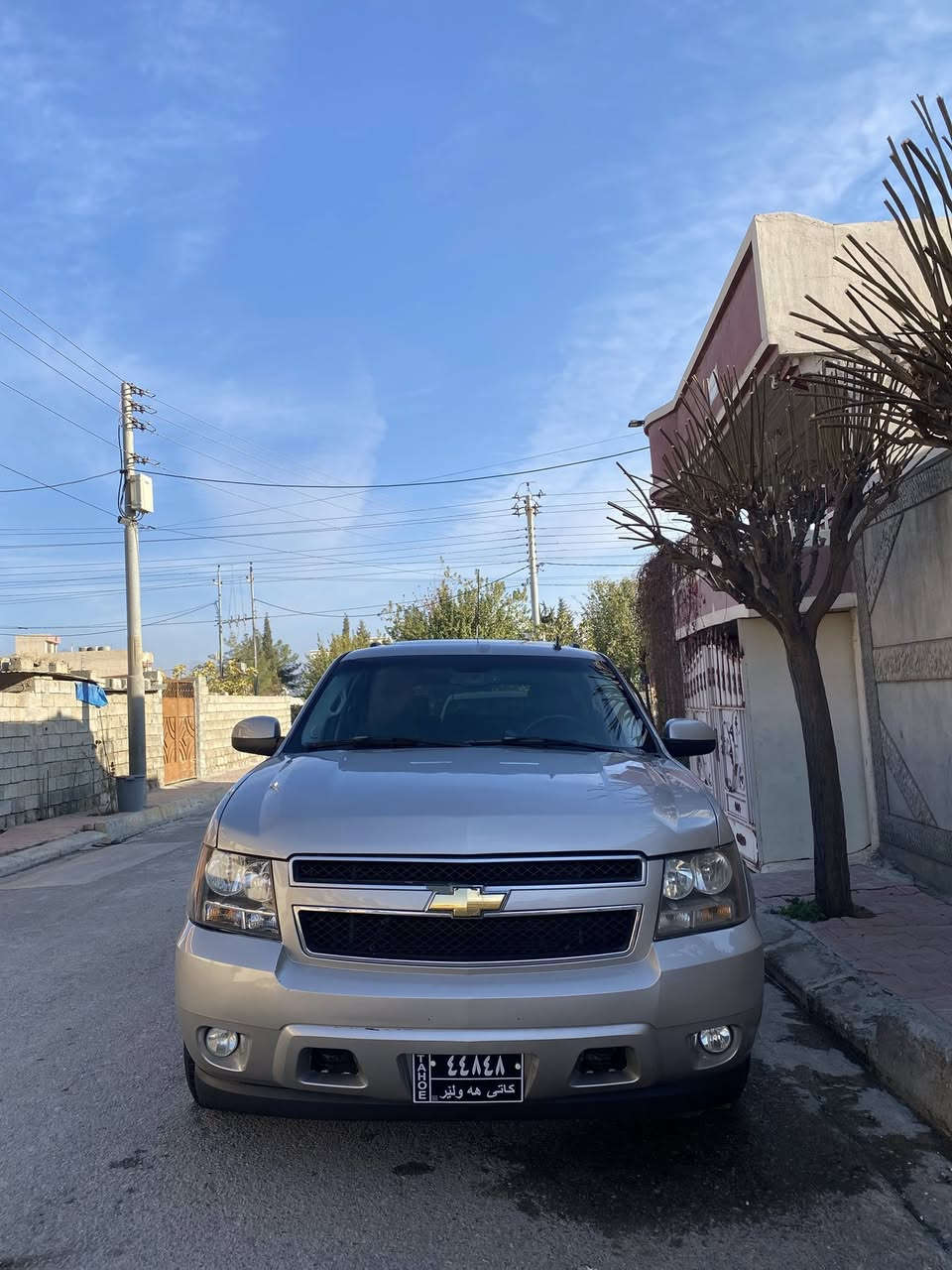 تاهۆ٢٠٠٩ 
LTZ فول
گێر مەکینە بەشەرت دەبڵ ئەکسل بەشەرت دەبڵ ئەکسل ئۆتۆ
کارەبایی گێر مەکەینە هەمووشتی جائیزە
سەیارەکە دووبەیە عیزامە
بئ رەقەمە  زەمانەتی مەدەنی ئەکەم
شوێن سەنگەسەر/پشدەر
***********
