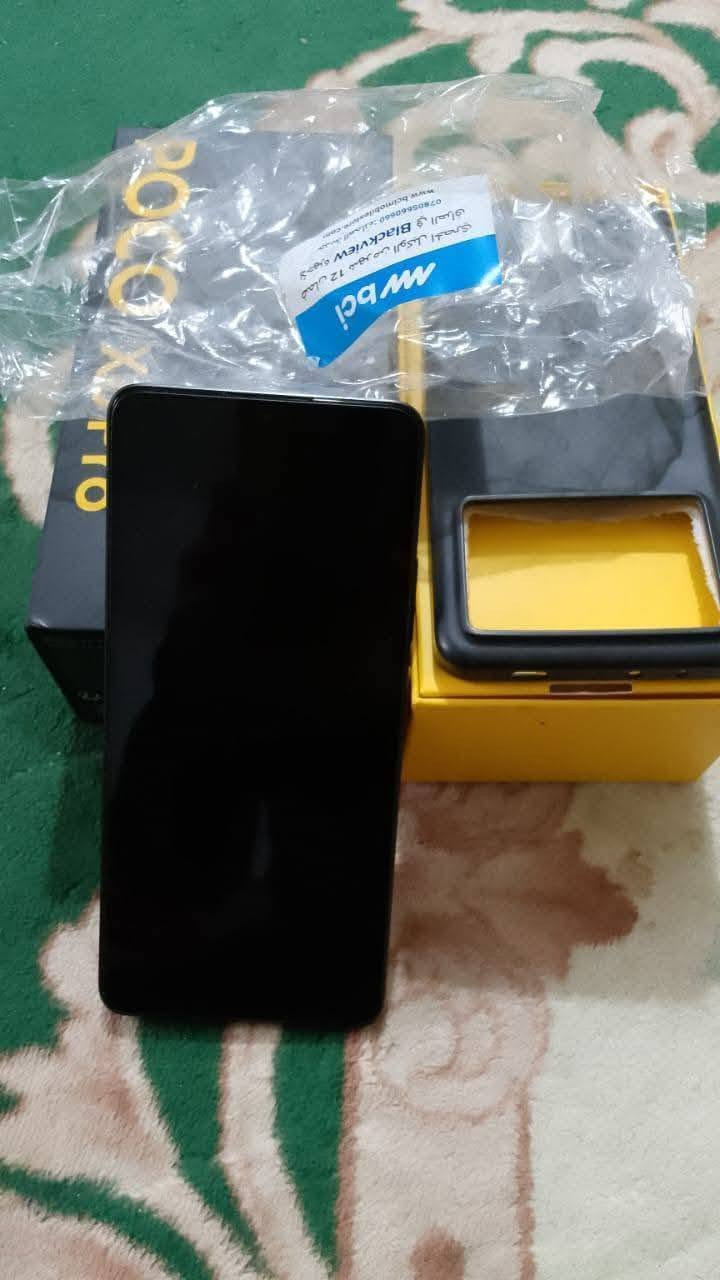 سلام عليكم
بوكو X6 برو 5G
ذاكرة 512-24
بوبجي 120 فريم سلاسة وجودة 
غراضة كلها كاملة جديد الجهاز 
غني عن التعريف جهاز قوي 
السعر350 قفل  
بغداد 
***********
