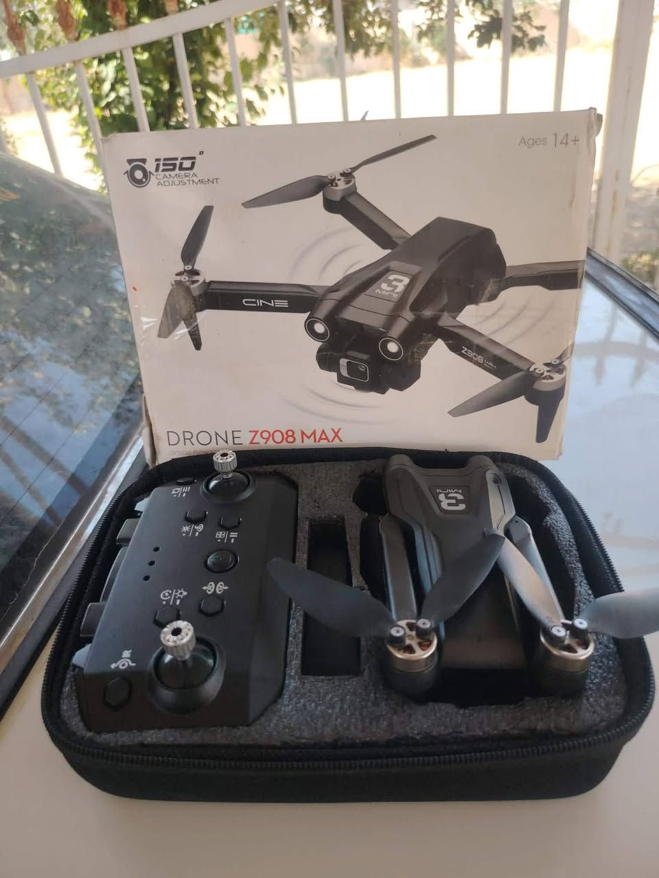 السلام عليكم 
كامرة908DRONE نضيف نفس ما موضح بل صورة مواصفاتها الارتفاع 100م والبعد 800م تصوير K4وبيها جي بي اس ودبل بطارية مستخدمة 8ايام فقط السعر 85وبيها مجال مكاني الهرمات الخامسة قرب مدرسة كعب بن مالك اتصال ***********
