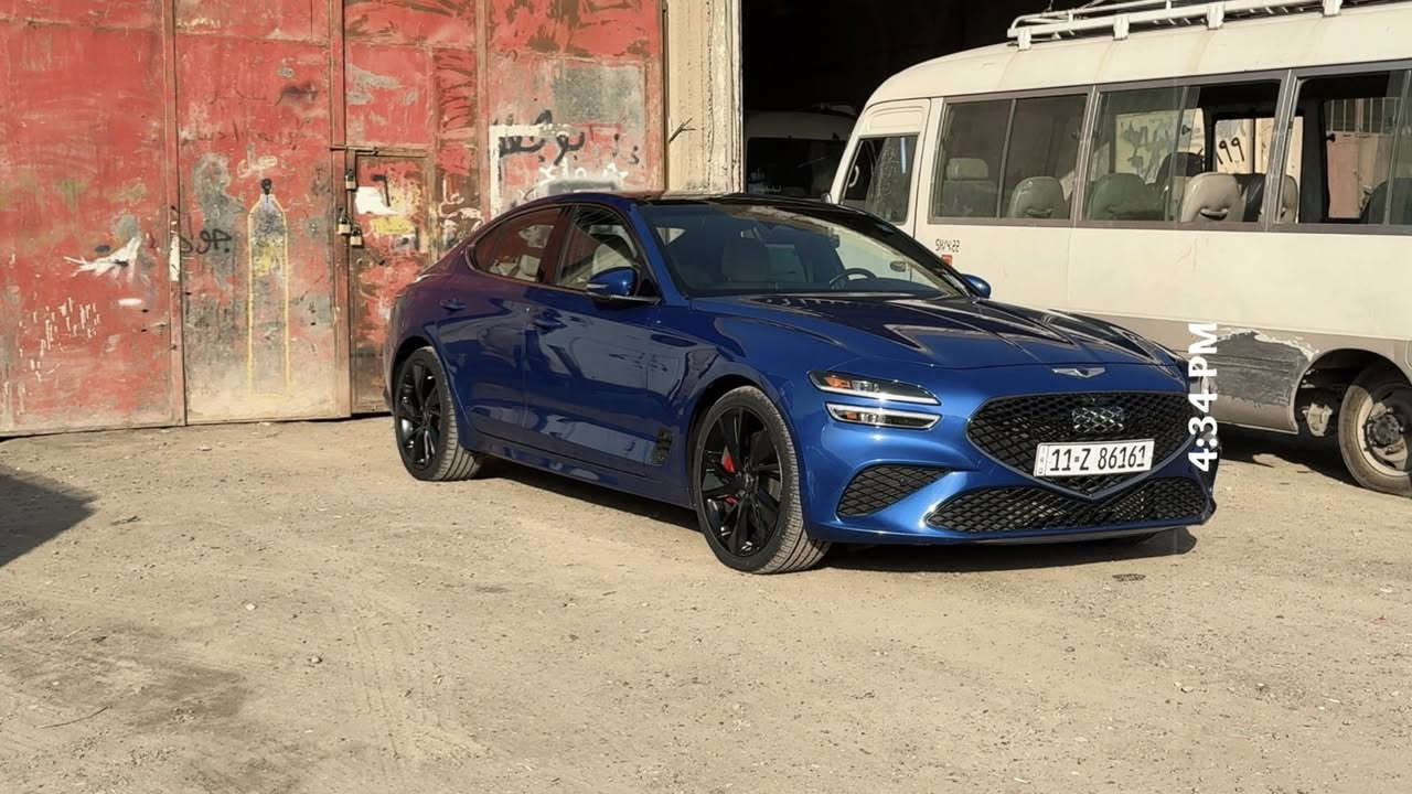 السلام عليكم للبيع جنسيز 2023 g70 برستيج اعلى فئه ماشيه 56 رقم بغداد باسمي تحويل ثاني يوم السياره 6 سلندر تون تيربو السعر 230 وبيها مجال بسيط ***********
