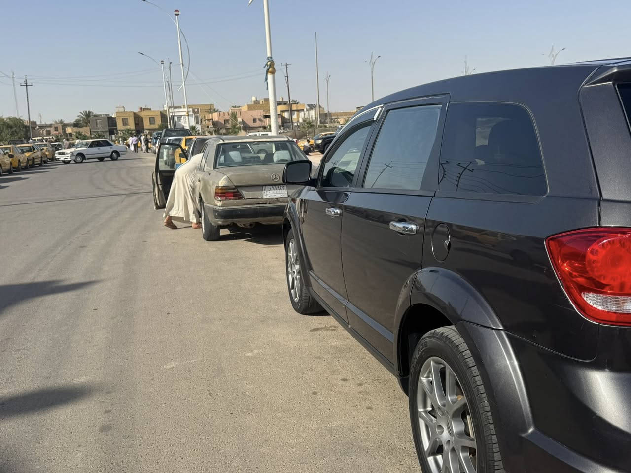 السلام عليكم
دوج جورني ٢٠١٩ 

٦ سلندر GT 

٧ راكب المقاعد جلد 

تشغيل عن بعد 

٣ قطع تبريد 

الضرر ( الجاملغ الأيمن راجع نفسه والبنيد مبدل ) 

الارضيه (مفروشه جلد )

ماشيه ٢١٧ كم 

السعر 

١٤٥ وبيها مجال قليل
استفسار اكثر اتصال على الرقم 
***********
