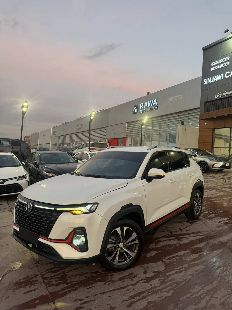 شانجان cs35 pulls خليجي
موديل 2024 
مواصفات بصمة شغال حساس كامرة 
كوشن جلد 
قطعتين صبغ بونيد وجاملغ 
ماشي 22000km 
رقم كاتي يترقم شمالي 
باقي مدة رقم ثلاث شهور 
مكان سيارة اربيل
سعر 11000$ 
***********
