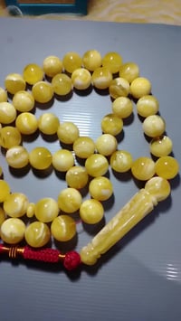 سبحة كهرب • ٥٣ خرزة • صفوان البصرة