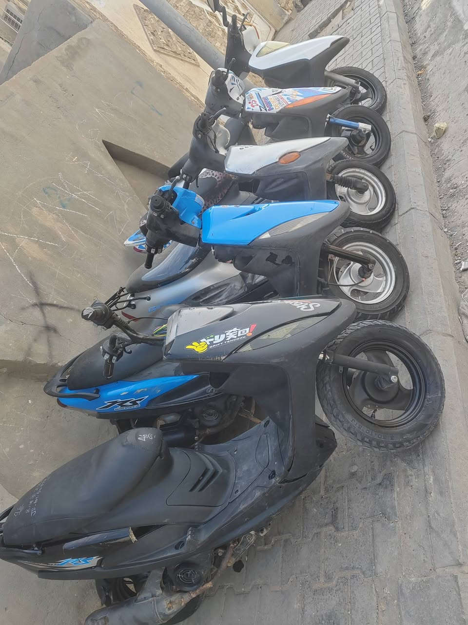 سلام عليكم دراجات شغالات كل وحده وسعره بل كوت زين لقوس شارع لمله اي ستفسار اتصل على *********** او تصل واتساب ماجاوب مراسله اخوتي
