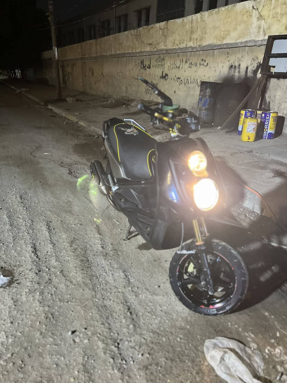 السلام عليكم دراجه خير من الله مابيها اي نقص دراجه مزوده من الرمبه بس خارج العنوان بغداد الغزاليه المو شراب لايتعبني ***********متواجد وساب أو مازنجر موجود تعال وبيك خير ودلل
