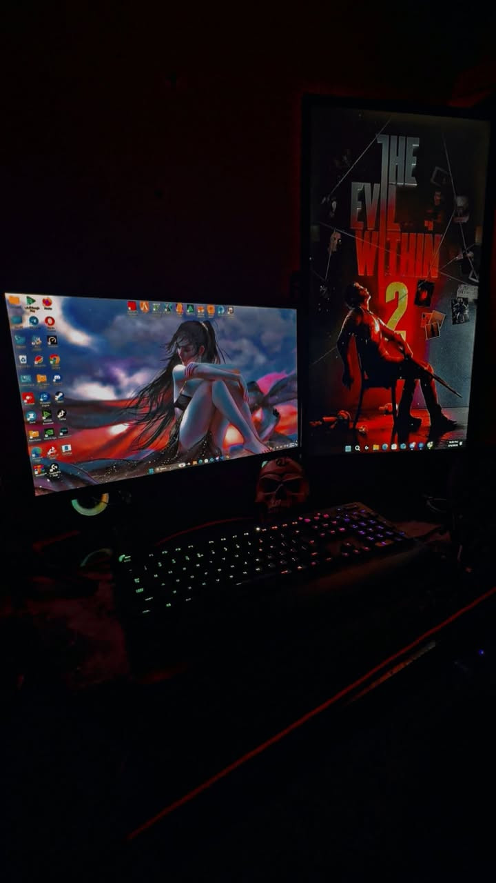 سلام عليك تجميعه كامله للبيع 

شاشه msi حجم24 180HZ
كارت شاشه 4060ti8G
المعالج i5جيل 14900k
رامات16
SsD1تيرا ساته 
بورسبلاي 600واط 
كيس روكس قيطان 
ماوس هايبركس افضل فئه 
كيبورد لوجتك 
سماعه هايبركس الفا 
كامره لوجتك 1080جديده ممشتغله 
مايك فيفان جداً حلو 
مع سبيكرات ساوند صوت حلو مرتب 2

مع ميز حديد وجام كاربون فايبر حجم 180/60

كرسي هافت نوعيه كلش حلوه اناره LED

للاستفسار ***********

