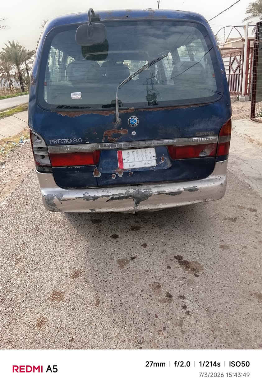 السلام عليكم كيابريجوللبيع موديل96رقم بغداد مكينه وكير واكسن مكفولات السياره خير من الله ناقصها ترتيبات السعر40وبيها مجال مكاني التاجي ***********
