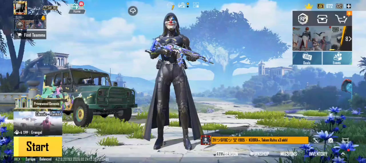 سلام عليكم
حساب بوبجي مستوى 81 كونكر موسمين 
الحساب مرتب 14سلاح يتطور 5شخصيات 
تبديل ب جهاز ايفون اكس ماكس باقي التفاصيل خاص 

العنوان ناحيه زمار


**إذا كنت صاحب هذا الإعلان وتريد حذفه لأي سبب، رجاءا أرسل رسالة إلى الدعم الفني**